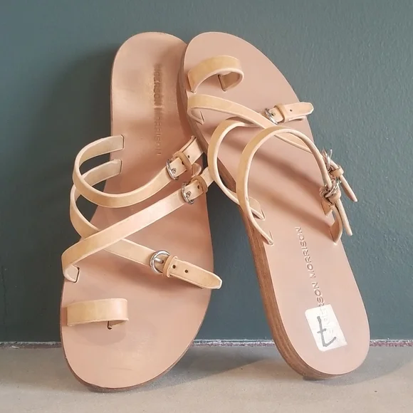 Stylish Sand Colored Sandals!!💛🌟🌞 - Picture 3 of 10